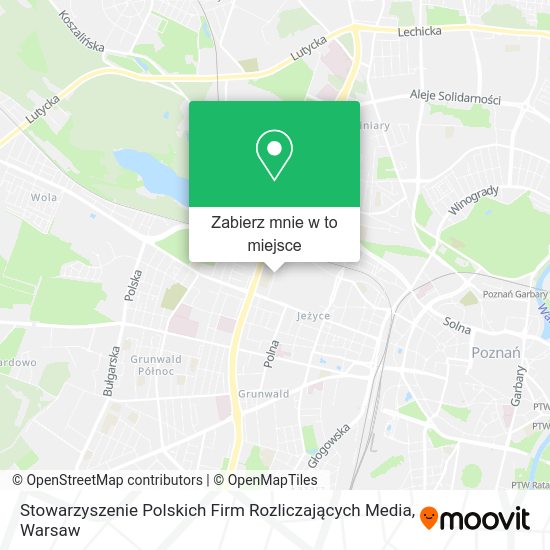 Mapa Stowarzyszenie Polskich Firm Rozliczających Media