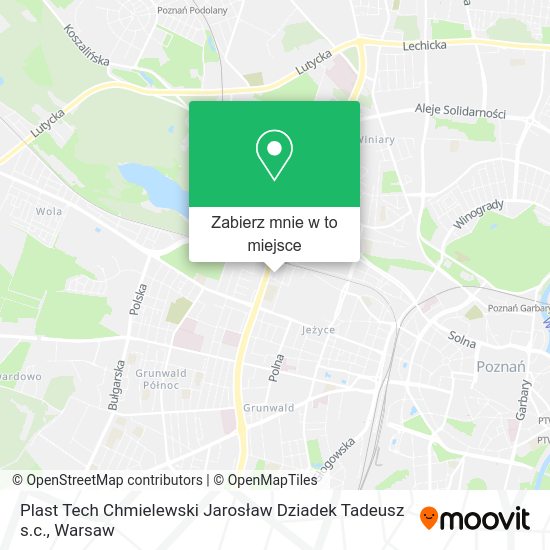 Mapa Plast Tech Chmielewski Jarosław Dziadek Tadeusz s.c.