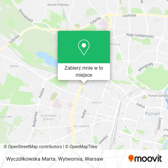 Mapa Wyczółkowska Marta. Wytwornia