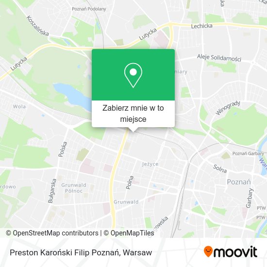 Mapa Preston Karoński Filip Poznań