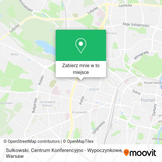 Mapa Sułkowski. Centrum Konferencyjno - Wypoczynkowe