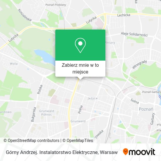 Mapa Górny Andrzej. Instalatorstwo Elektryczne