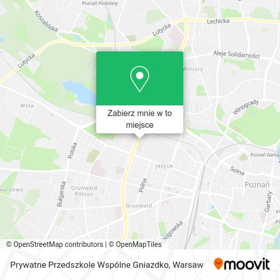 Mapa Prywatne Przedszkole Wspólne Gniazdko