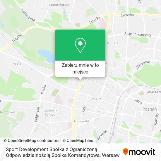 Mapa Sport Development Spółka z Ograniczoną Odpowiedzialnością Spółka Komandytowa