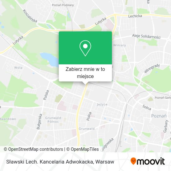 Mapa Sławski Lech. Kancelaria Adwokacka