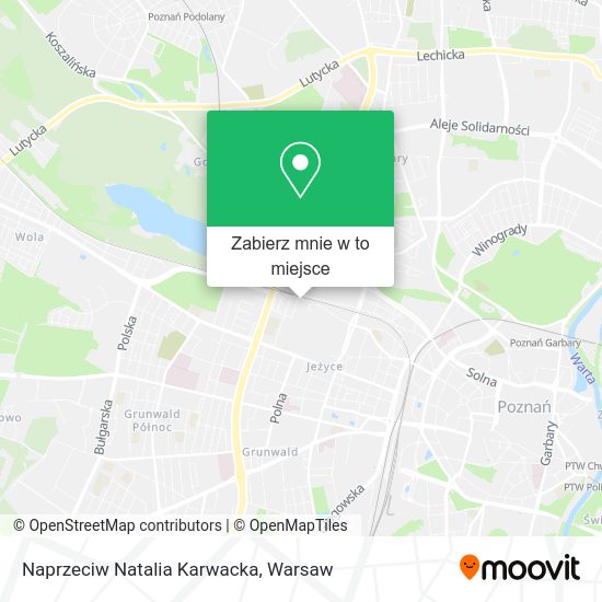 Mapa Naprzeciw Natalia Karwacka