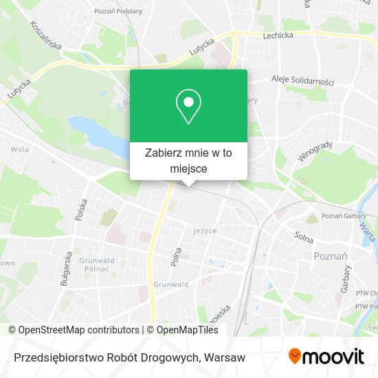 Mapa Przedsiębiorstwo Robót Drogowych