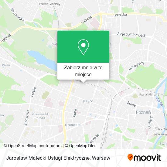 Mapa Jarosław Małecki Usługi Elektryczne