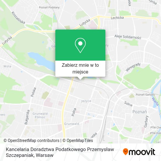 Mapa Kancelaria Doradztwa Podatkowego Przemysław Szczepaniak