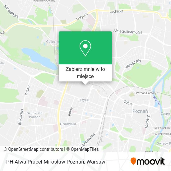 Mapa PH Alwa Pracel Mirosław Poznań