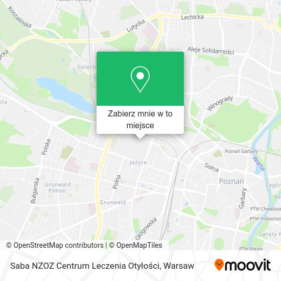 Mapa Saba NZOZ Centrum Leczenia Otyłości