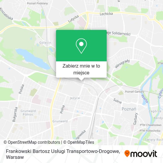 Mapa Frankowski Bartosz Usługi Transportowo-Drogowe