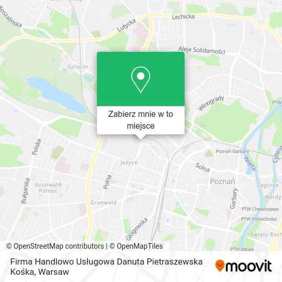 Mapa Firma Handlowo Usługowa Danuta Pietraszewska Kośka