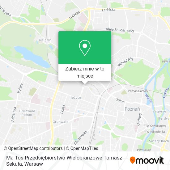 Mapa Ma Tos Przedsiębiorstwo Wielobranżowe Tomasz Sekuła