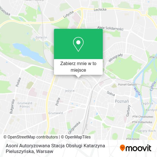 Mapa Asoni Autoryzowana Stacja Obsługi Katarzyna Pieluszyńska