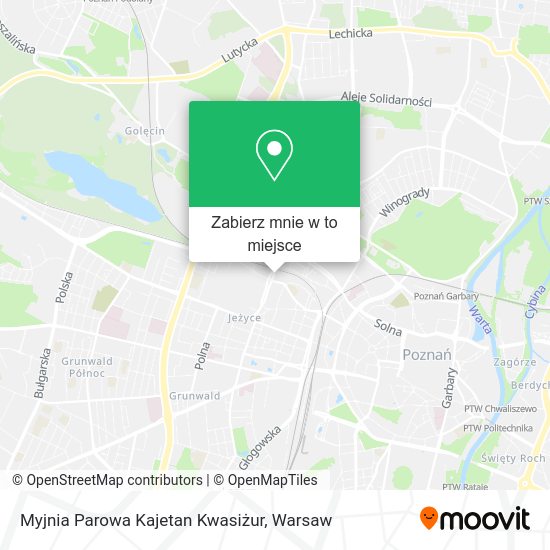 Mapa Myjnia Parowa Kajetan Kwasiżur