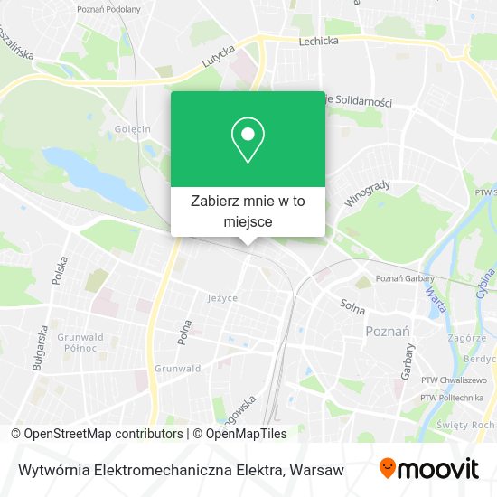 Mapa Wytwórnia Elektromechaniczna Elektra