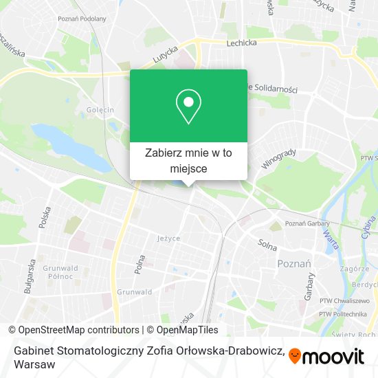 Mapa Gabinet Stomatologiczny Zofia Orłowska-Drabowicz