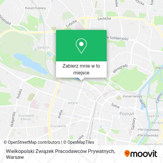 Mapa Wielkopolski Związek Pracodawców Prywatnych