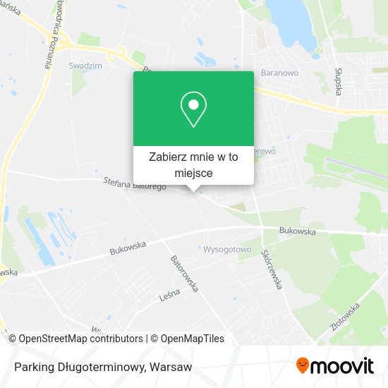 Mapa Parking Długoterminowy