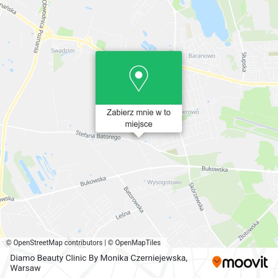 Mapa Diamo Beauty Clinic By Monika Czerniejewska