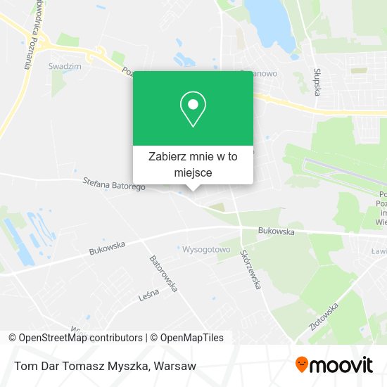 Mapa Tom Dar Tomasz Myszka