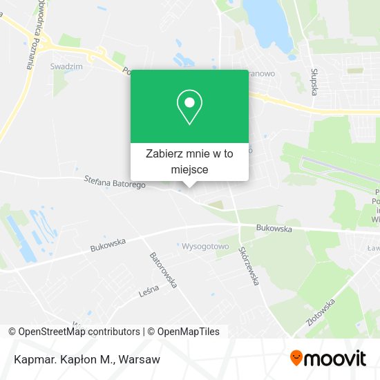 Mapa Kapmar. Kapłon M.