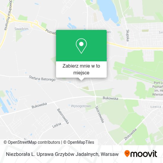 Mapa Niezborała L. Uprawa Grzybów Jadalnych