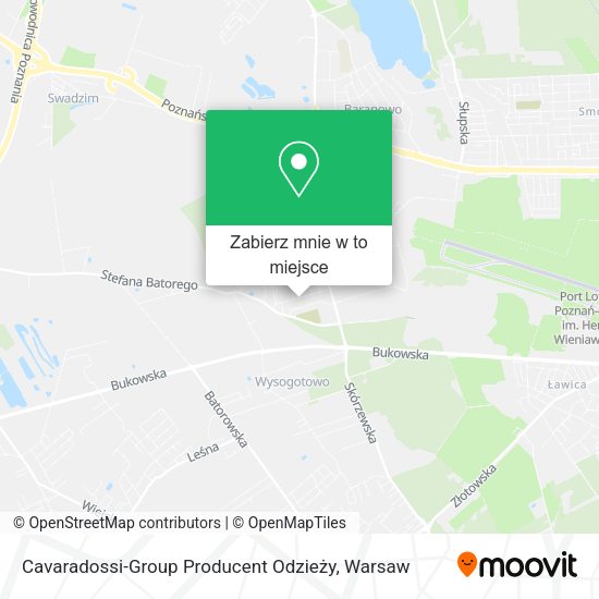 Mapa Cavaradossi-Group Producent Odzieży