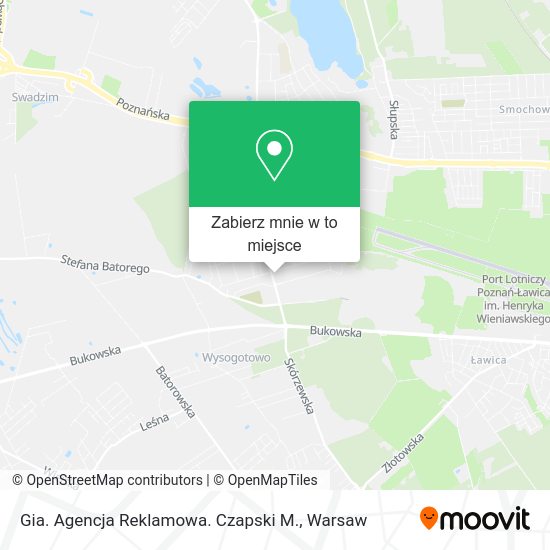 Mapa Gia. Agencja Reklamowa. Czapski M.