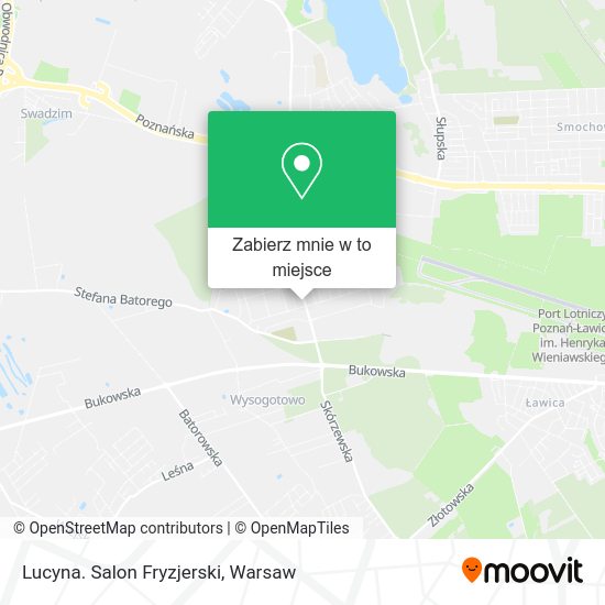 Mapa Lucyna. Salon Fryzjerski