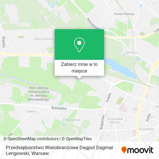 Mapa Przedsiębiorstwo Wielobranżowe Dagpol Dagmar Lengowski