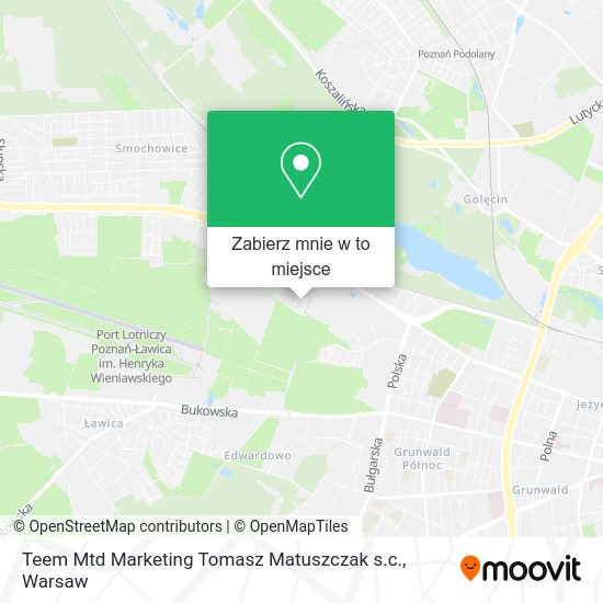 Mapa Teem Mtd Marketing Tomasz Matuszczak s.c.