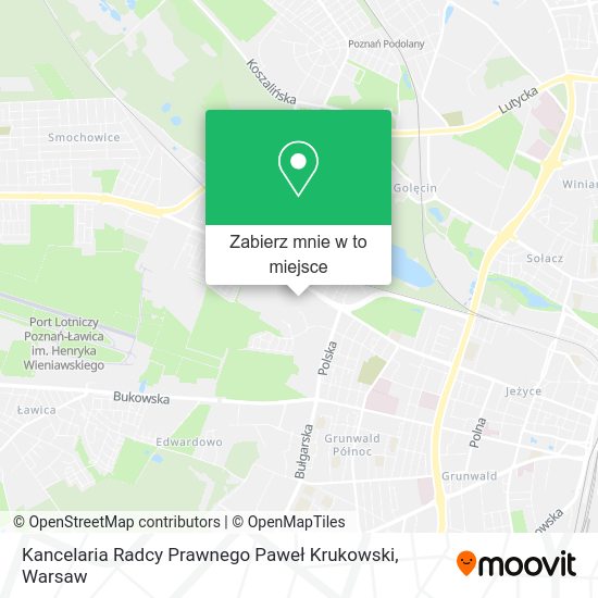 Mapa Kancelaria Radcy Prawnego Paweł Krukowski