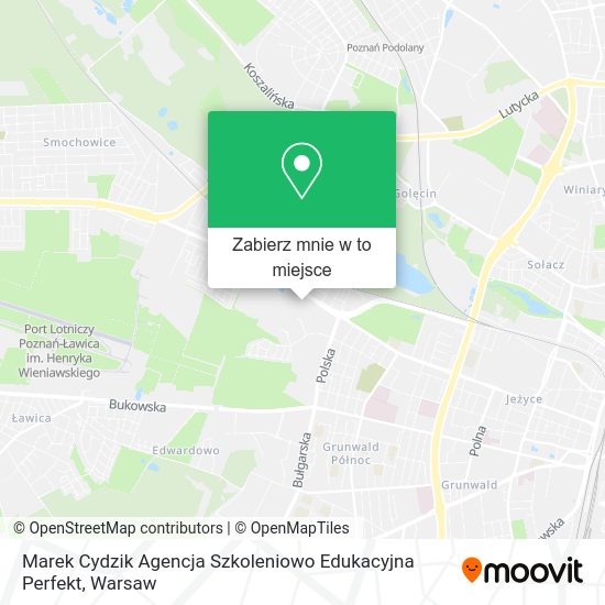 Mapa Marek Cydzik Agencja Szkoleniowo Edukacyjna Perfekt