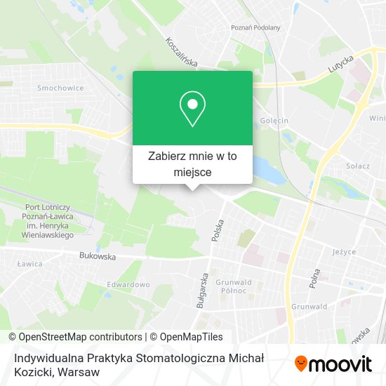 Mapa Indywidualna Praktyka Stomatologiczna Michał Kozicki