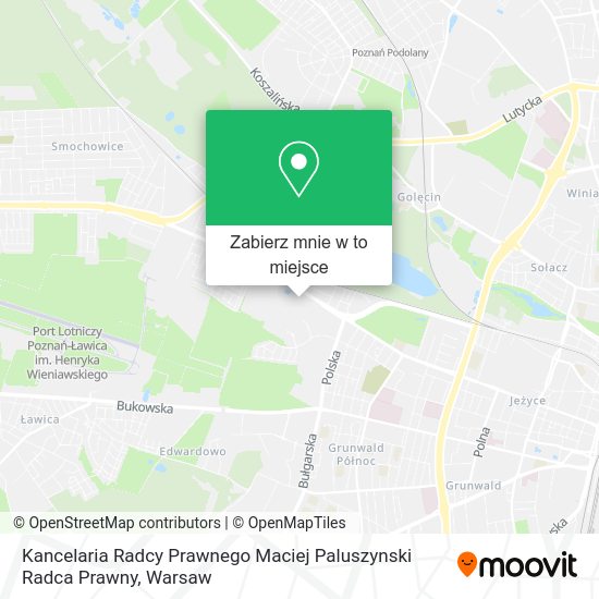 Mapa Kancelaria Radcy Prawnego Maciej Paluszynski Radca Prawny