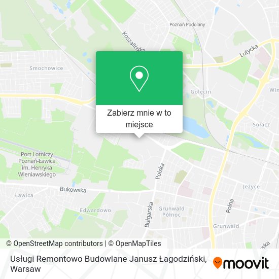 Mapa Usługi Remontowo Budowlane Janusz Łagodziński