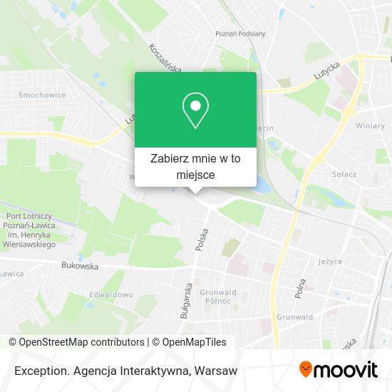 Mapa Exception. Agencja Interaktywna