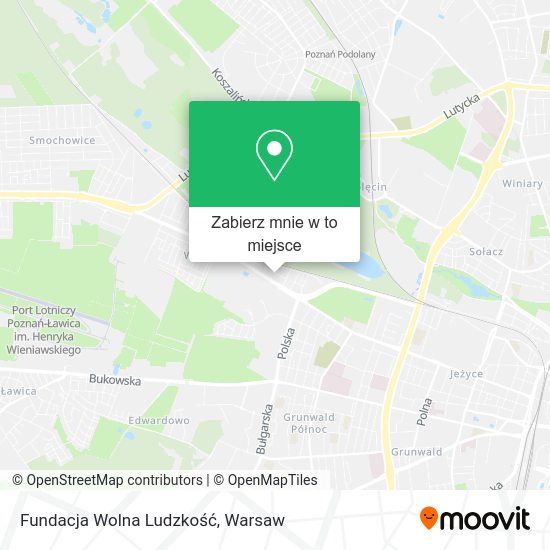 Mapa Fundacja Wolna Ludzkość