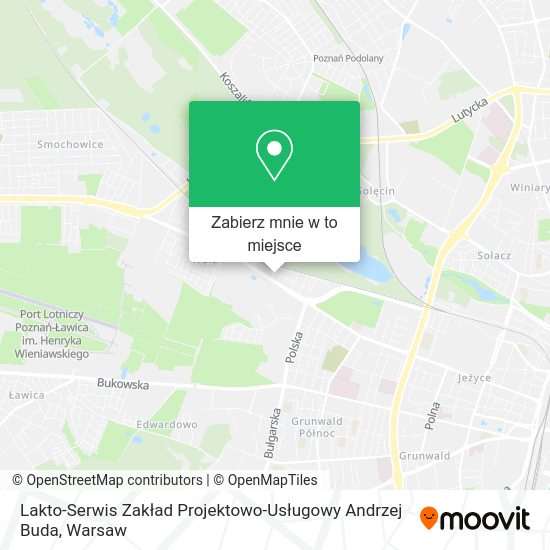 Mapa Lakto-Serwis Zakład Projektowo-Usługowy Andrzej Buda