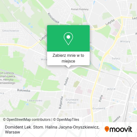 Mapa Domident Lek. Stom. Halina Jacyna-Onyszkiewicz