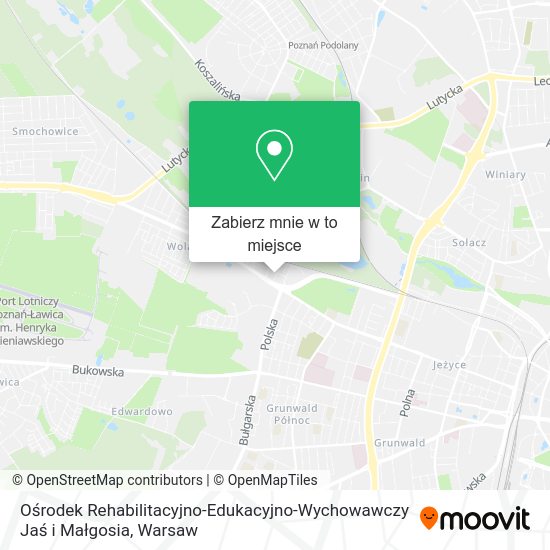 Mapa Ośrodek Rehabilitacyjno-Edukacyjno-Wychowawczy Jaś i Małgosia