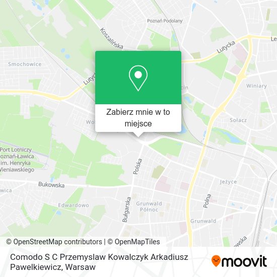 Mapa Comodo S C Przemyslaw Kowalczyk Arkadiusz Pawelkiewicz