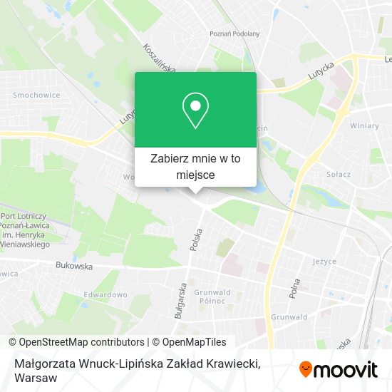 Mapa Małgorzata Wnuck-Lipińska Zakład Krawiecki