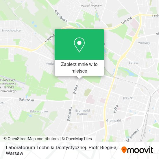 Mapa Laboratorium Techniki Dentystycznej. Piotr Biegała