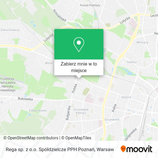 Mapa Rega sp. z o.o. Spółdzielcze PPH Poznań