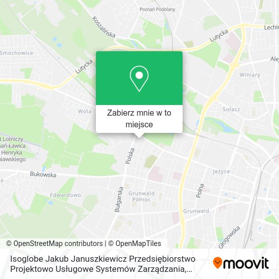 Mapa Isoglobe Jakub Januszkiewicz Przedsiębiorstwo Projektowo Usługowe Systemów Zarządzania