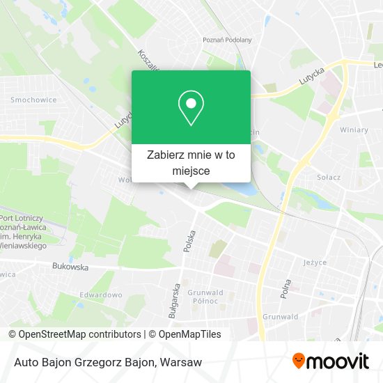 Mapa Auto Bajon Grzegorz Bajon