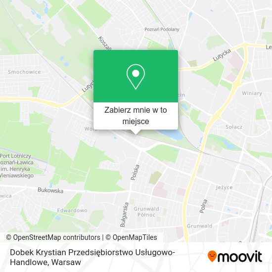 Mapa Dobek Krystian Przedsiębiorstwo Usługowo- Handlowe